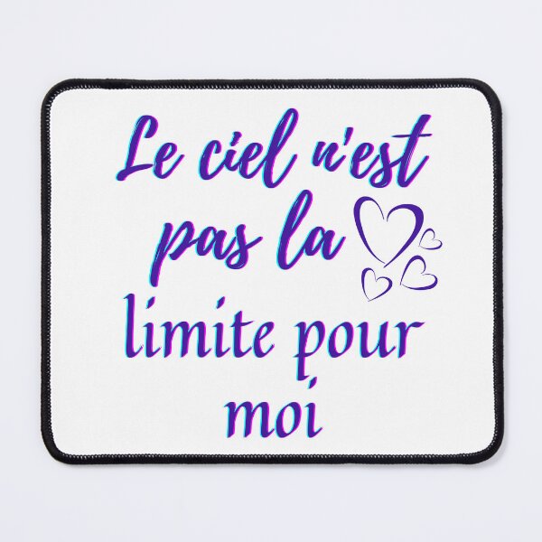 Item preview, Sky is not the limit for me - popular french quotes theme gifts (purple) designed and sold by RebelliousRosee.
