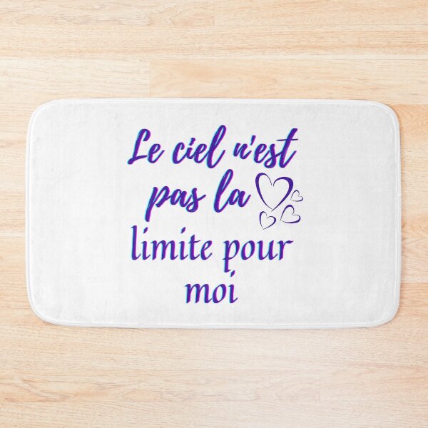 Item preview, Sky is not the limit for me - popular french quotes theme gifts (purple) designed and sold by RebelliousRosee.