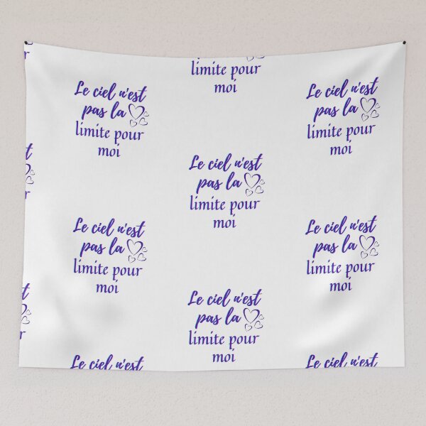Item preview, Sky is not the limit for me - popular french quotes theme gifts (purple) designed and sold by RebelliousRosee.