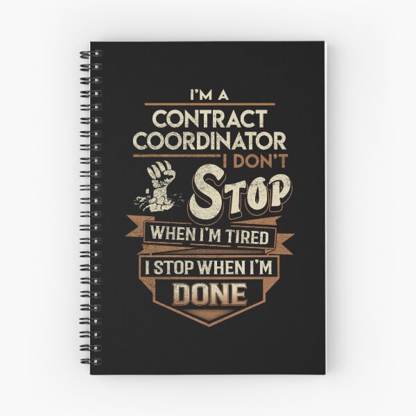 Item preview, Contract Coordinator T Shirt - I Stop When Done Job Gift Item Tee designed and sold by natalinedk.