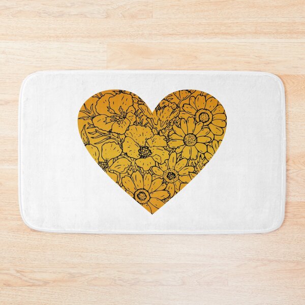 Item preview, FloralOrange Heart designed and sold by Mel Siva.