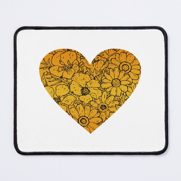 Item preview, FloralOrange Heart designed and sold by Mel Siva.