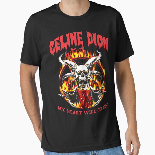Item preview, Best Seller My Heart Will Go On Metal Celine Dion Merchandise Essential T-Shirt designed and sold by SentaHinzSingle.