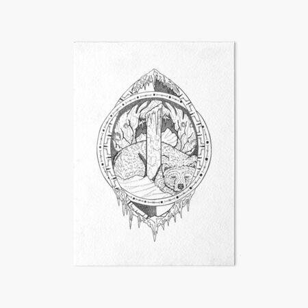 Vista previa del artículo con la obra «Isa Norse Rune», diseñado y vendido por Odins-eye.