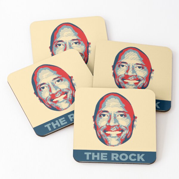Item preview, Dwayne The Rock Johnson Obama Style designed and sold by emzimerch1.