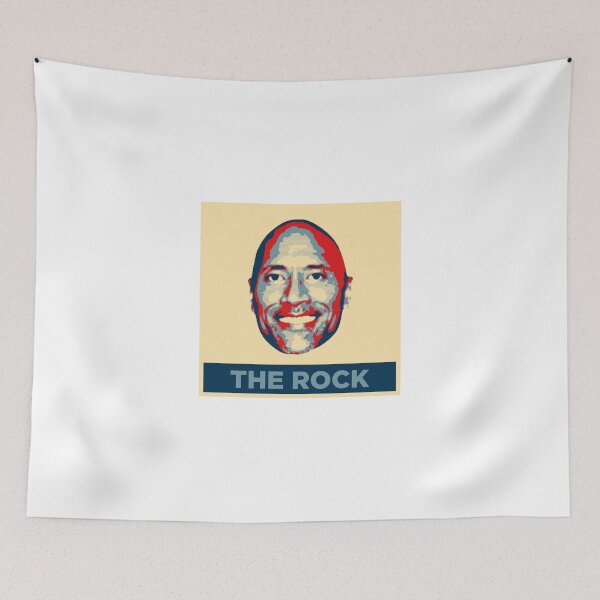 Item preview, Dwayne The Rock Johnson Obama Style designed and sold by emzimerch1.