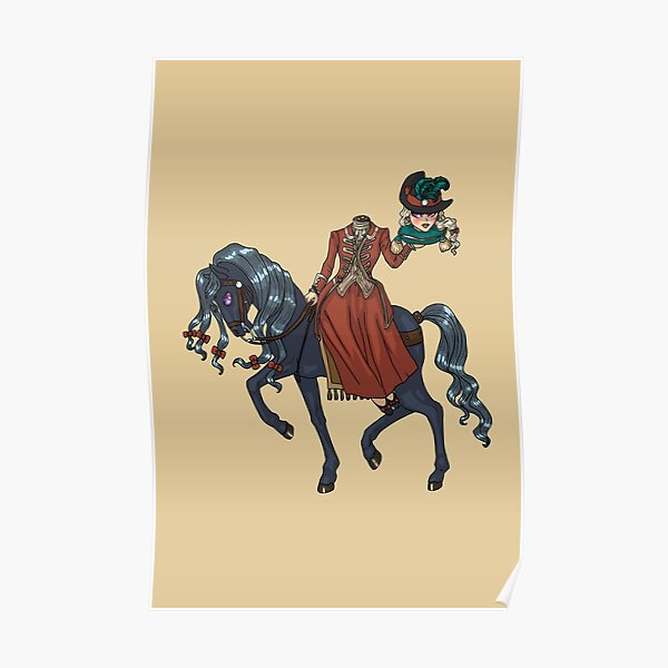 Dullahan Headless Horsewoman Rider MONSTER GIRLS Series I Poster