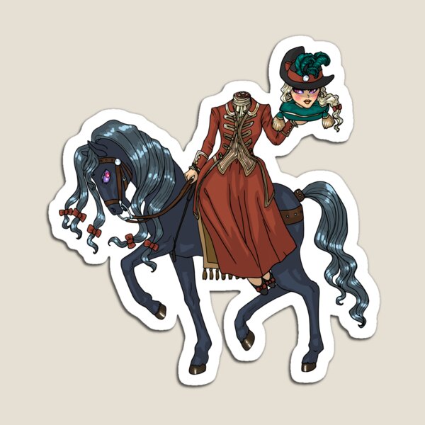 Dullahan Headless Horsewoman Rider MONSTER GIRLS Series I Magnet