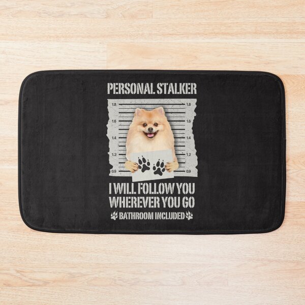 Item preview, Personal Stalker Pomeranian Long Sleeve T-Shirt designed and sold by MatthiasVossing.