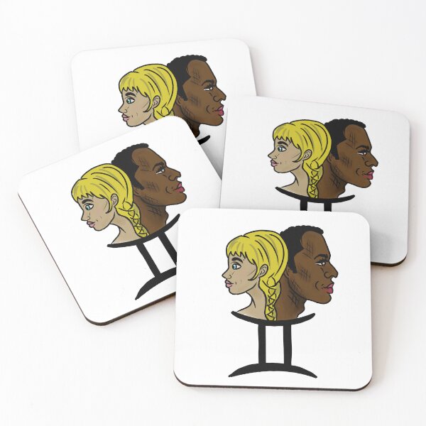 Item preview, Gemini Fraternal Twins, We are One.  designed and sold by laughing-leo.