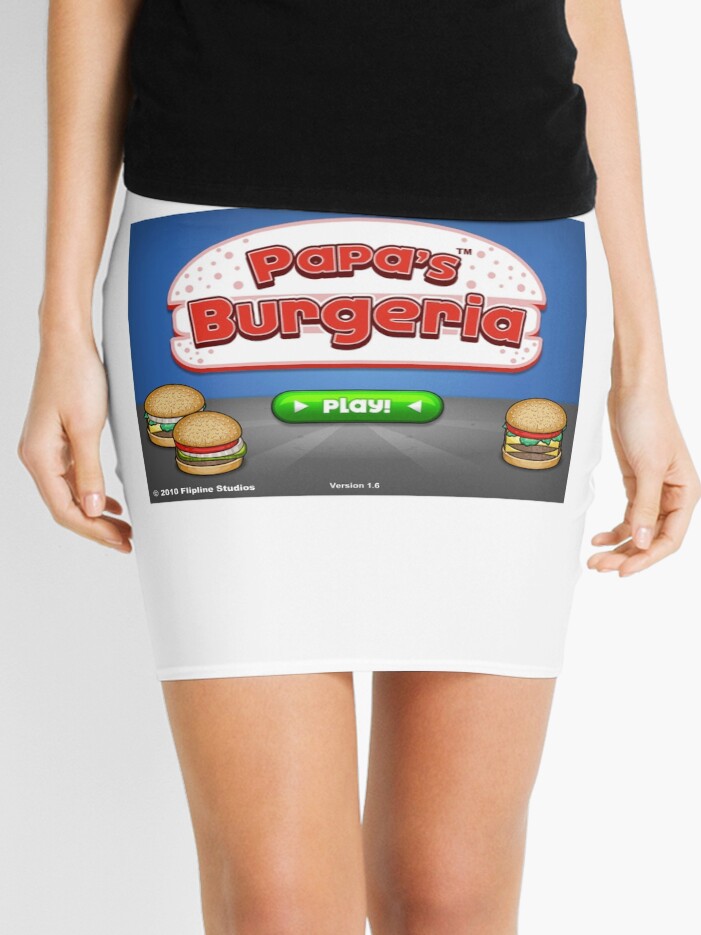 papa's burgeria Mini Skirt for Sale by annaschaidler