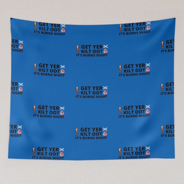Item preview, "Get Yer Kilt Oot, It's Burns Night" Design to celebrate Burns Night on the 25th January designed and sold by ChristinaLittle.