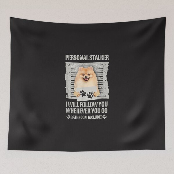 Aperçu de l'œuvre T-shirt Poméranie Personal Stalker créée et vendue par MatthiasVossing.