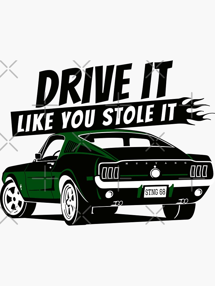 68 Mustang Fastback green von posay