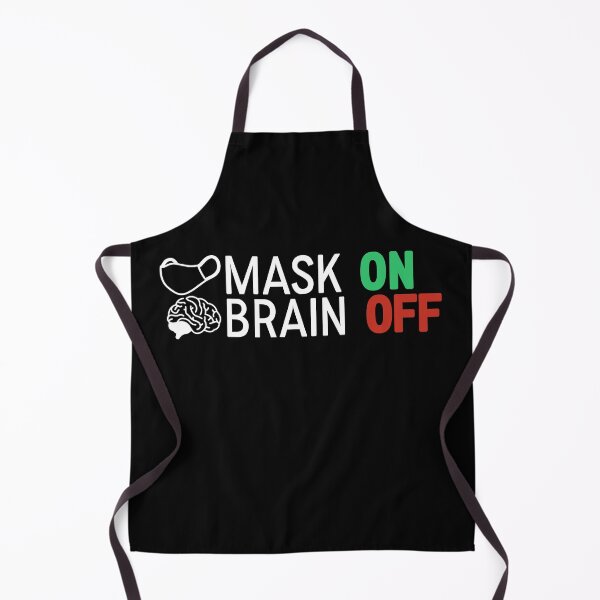 Item preview, Funny Mask On Brain Off, Sarcastic Students  designed and sold by NiceTees2021.