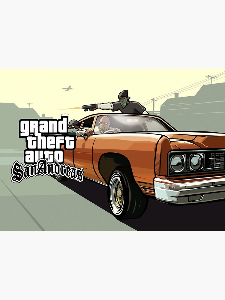 Grand Theft Auto: San Andreas'  Video game print, Retro games