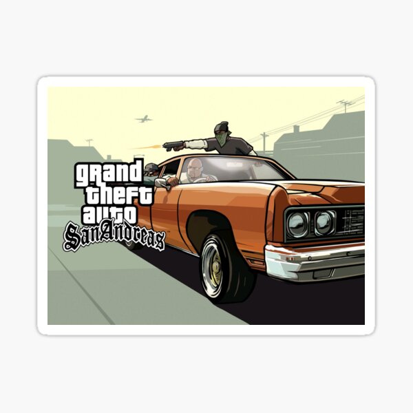 San Andreas Stickers for Sale | Redbubble