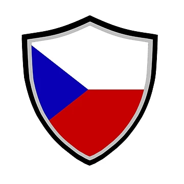 Artwork thumbnail, Czech flag by P-I-R