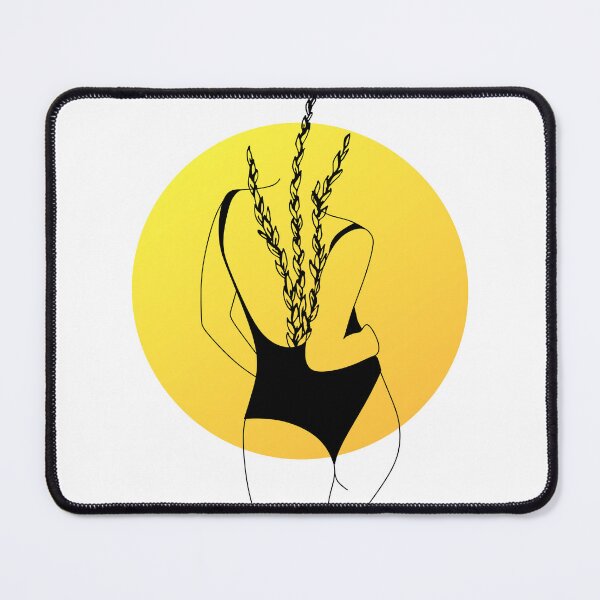 Item preview, You Grow, Girl - Woman Flowers Body (Bright Yellow) designed and sold by SpaceEnhance.