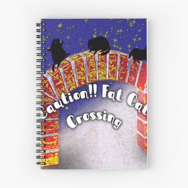 Item preview, Caution! Fat Cats Crossing designed and sold by RoxanneG.