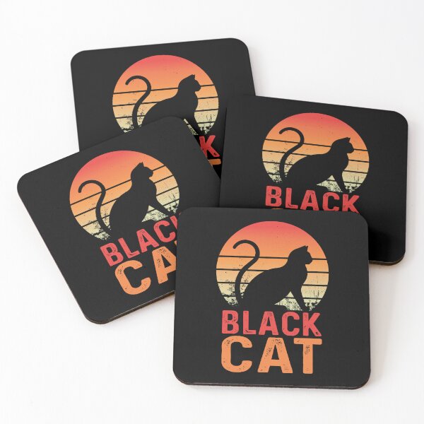 Item preview, Black Cat Vintage Retro | Cat Lover | Maine Coon & British Shorthair Lovers | Himalayan Persian Cat designed and sold by simplife-art.