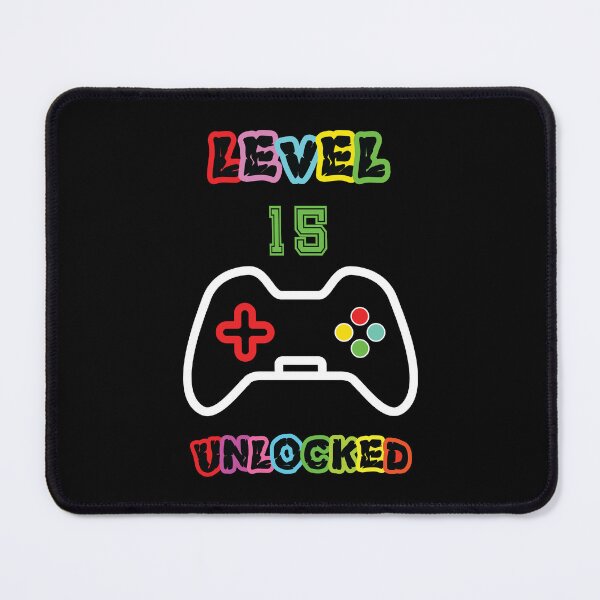 Item preview, Level 15 Unlocked, 15th Birthday Gift  designed and sold by jain-ravi002.