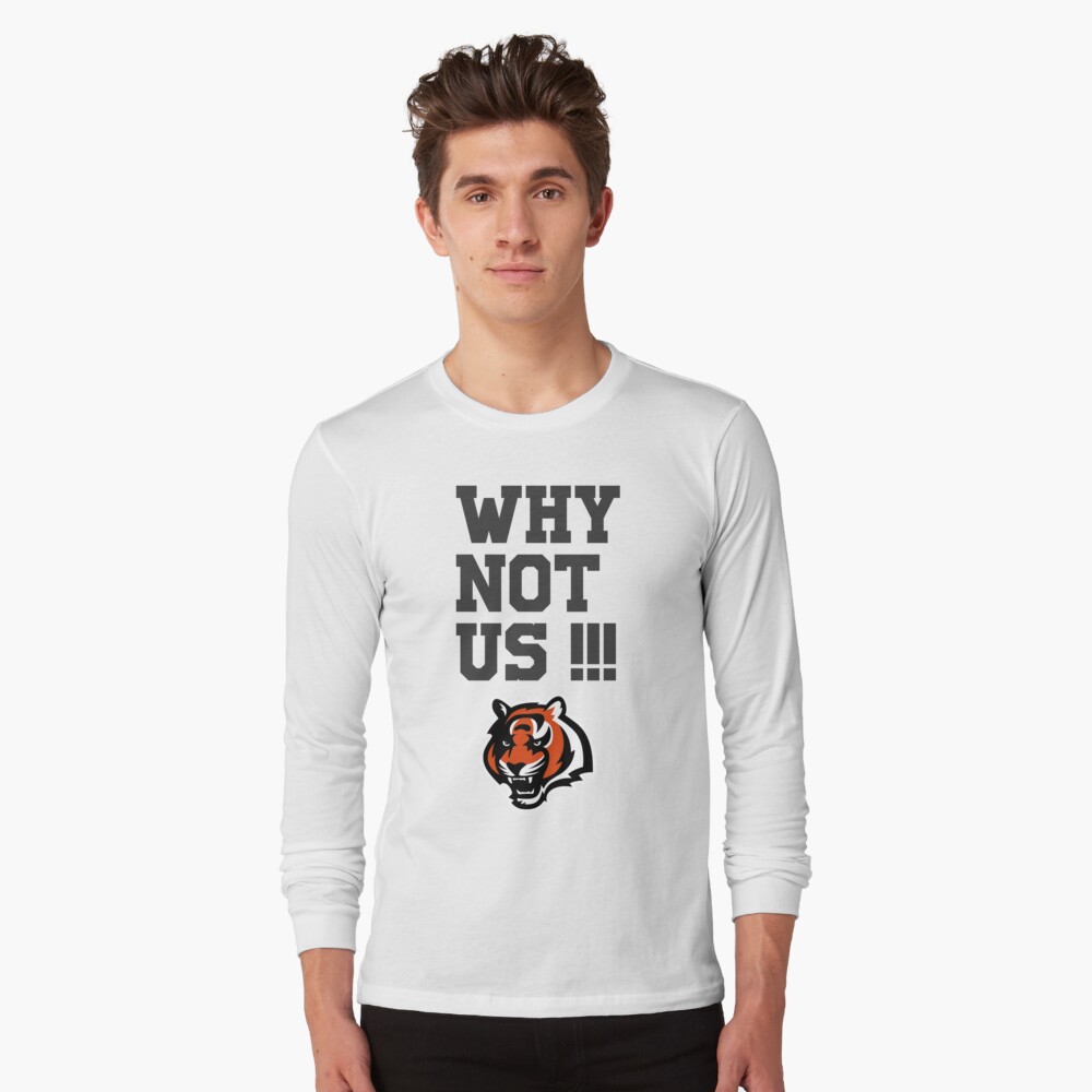 Cincinnati Bengals “why not us it is us” T-shirt youth XL Burrow