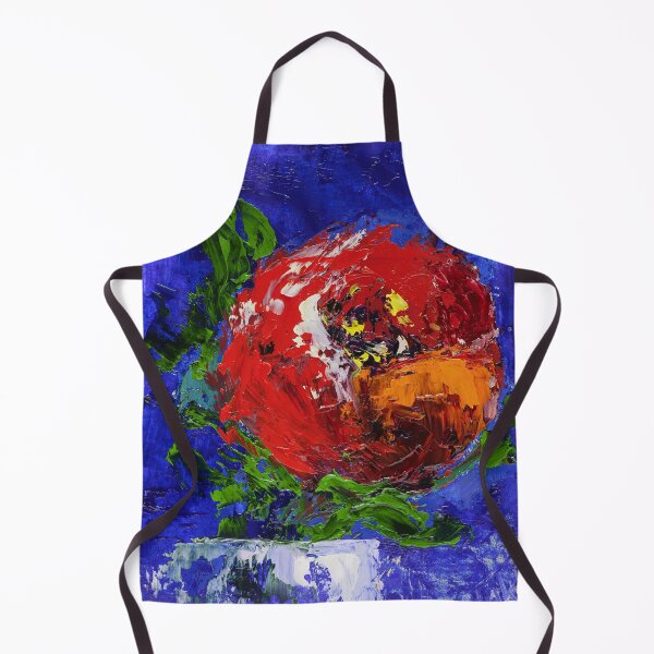 Item preview, Red Peony Flower Abstract Oil Painting Print designed and sold by NatalyMak.