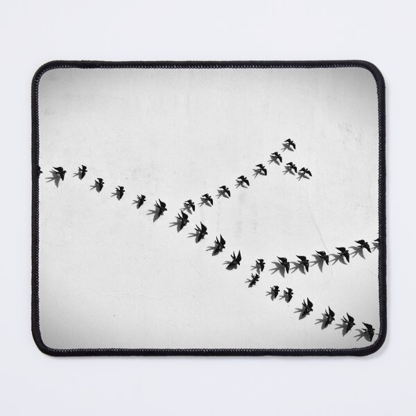 Item preview, Swallows flying on wall designed and sold by AngeloDeVal.