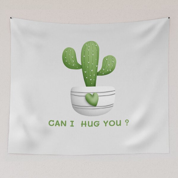 Item preview, Can I hug you ? Cute Cactus designed and sold by FOSLIGHT.