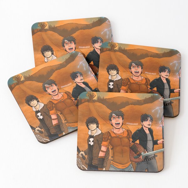 Item preview, The 3 Demigods (Percy, Nico, Thalia) designed and sold by Bruno Artist.