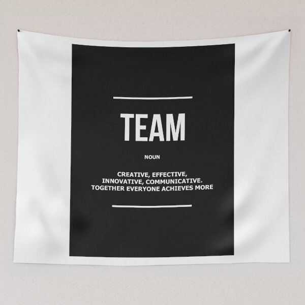 Item preview, Team Work Modern Art Company Quote Network Motivational Teamwork Sign designed and sold by SuccessHunters.