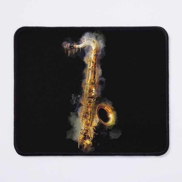 Item preview, Vintage Jazz Saxophone in Watercolor Splash designed and sold by Andreea Eva Herczegh.
