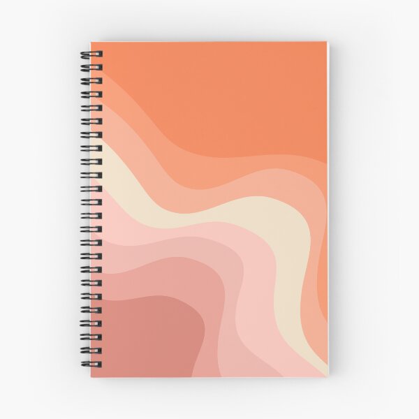 Item preview, Pink and orange retro style waves designed and sold by BattaAnastasia.