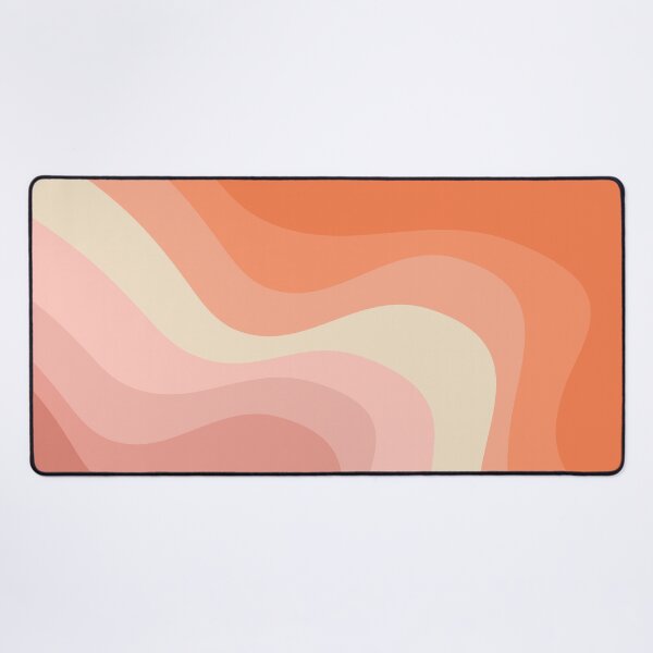 Aperçu de l'œuvre Vagues de style rétro rose et orange créée et vendue par BattaAnastasia.
