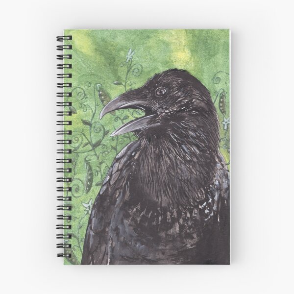 Item preview, Raven in the pea field designed and sold by thelowerdreams.