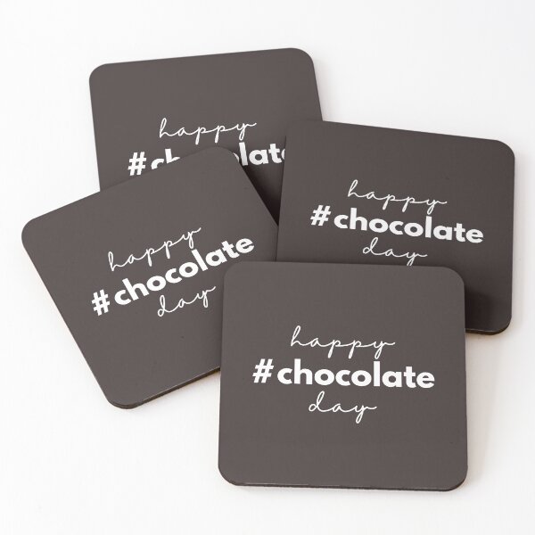 Item preview, Hashtag Happy chocolate day designed and sold by HashtagZone.