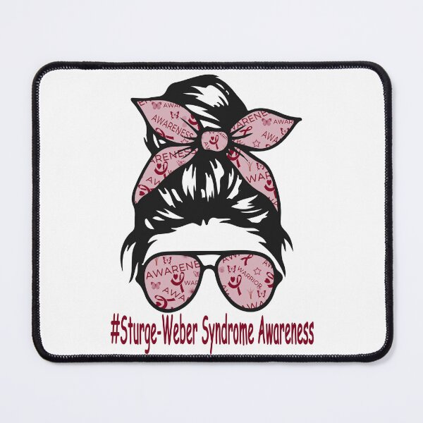 Item preview, Sturge Weber Syndrome awareness messy bun designed and sold by sadik84.