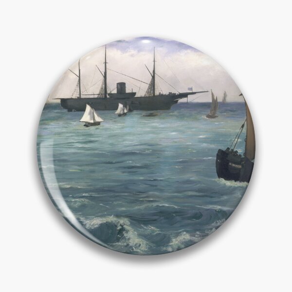 Item preview, The "Kearsarge" at Boulogne 1864 art designed and sold by ramith-concept.
