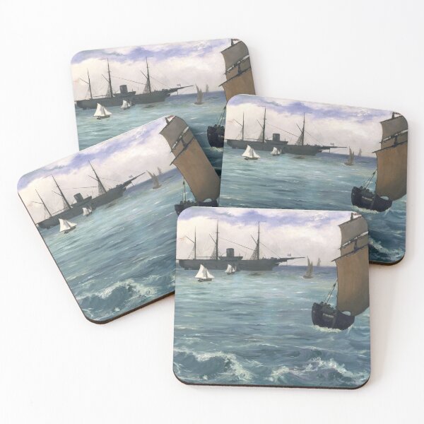 Item preview, The "Kearsarge" at Boulogne 1864 art designed and sold by ramith-concept.