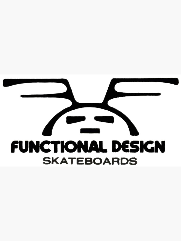 "Functional design skateboards, t shirt design " Poster for Sale by