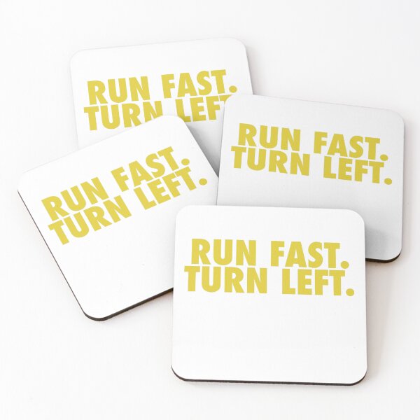 Item preview, Run Fast Turn Left - Funny Track Runner Motivational designed and sold by designreb.