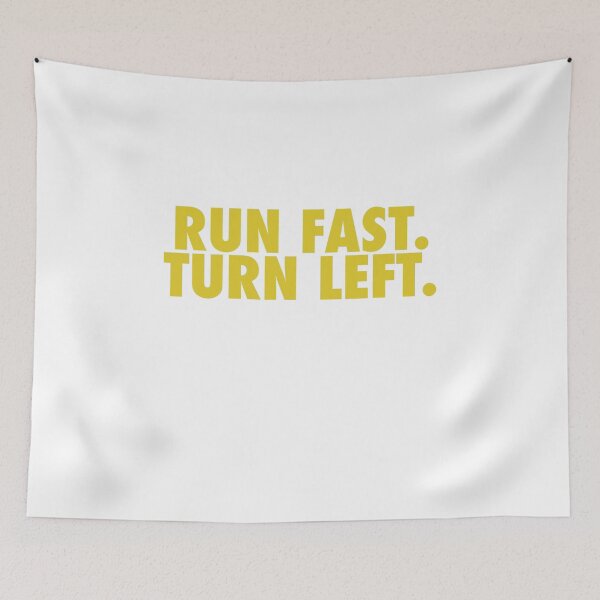 Item preview, Run Fast Turn Left - Funny Track Runner Motivational designed and sold by designreb.