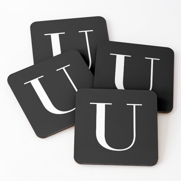 Item preview, U letter Tshirt, Caps, Mugs, Cushions, Notebooks designed and sold by TheFancyLabel.