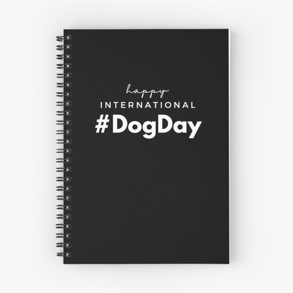 Item preview, Hashtag Happy International Dog Day designed and sold by HashtagZone.