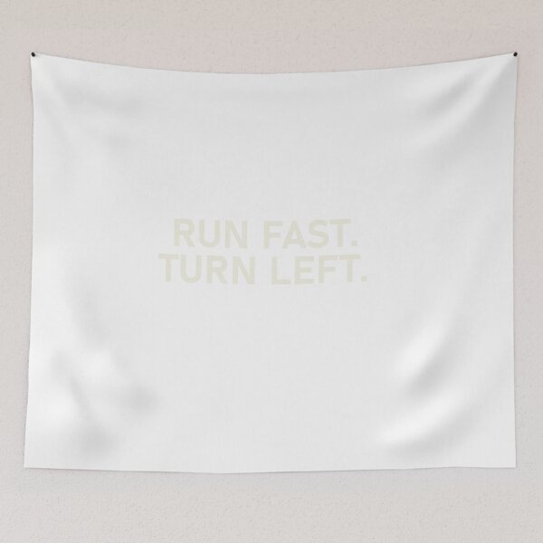 Item preview, Run Fast Turn Left - Funny Track Runner Motivational designed and sold by designreb.
