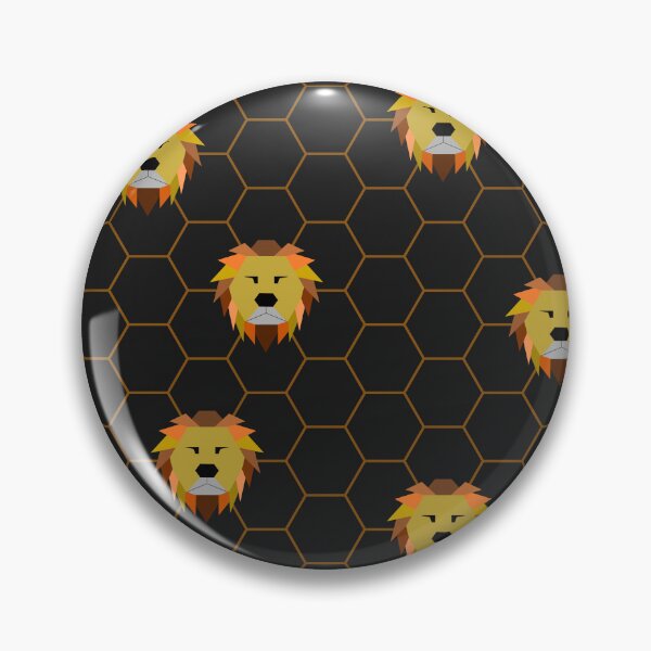 Artikelvorschau, Lion Hexagons entworfen und verkauft von WildGeometric.