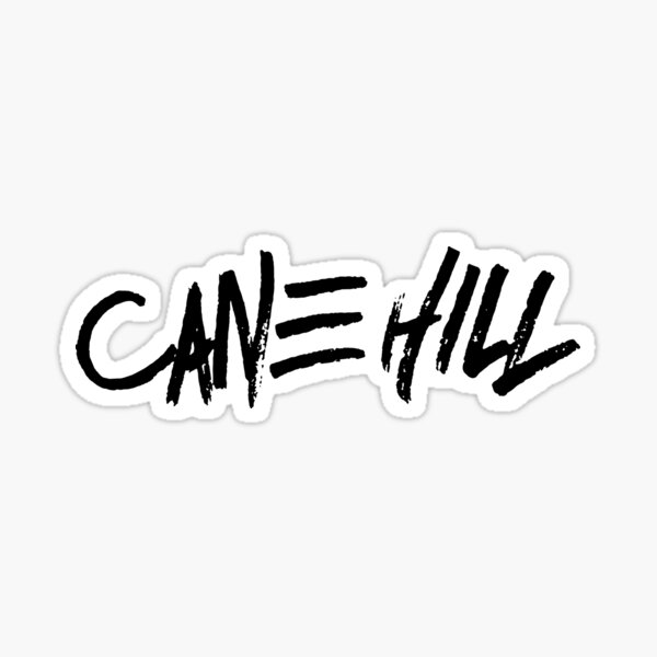"CANE HILL LOGO" Sticker by tomriendeau23 Redbubble