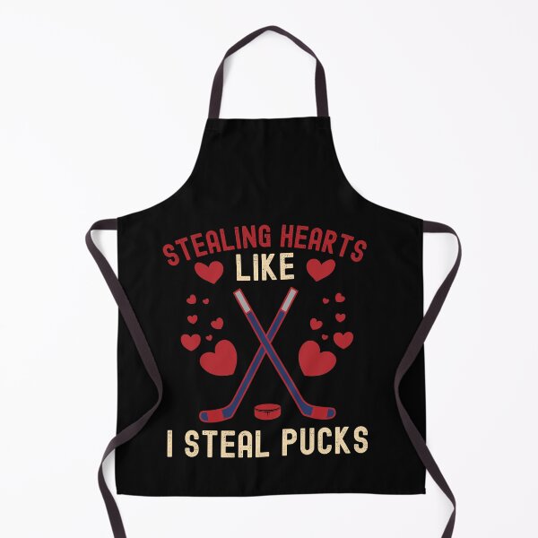 Item preview, Stealing Hearts Like I Steal Pucks Funny Ice Hockey Valentines Day designed and sold by Kaladzishop.