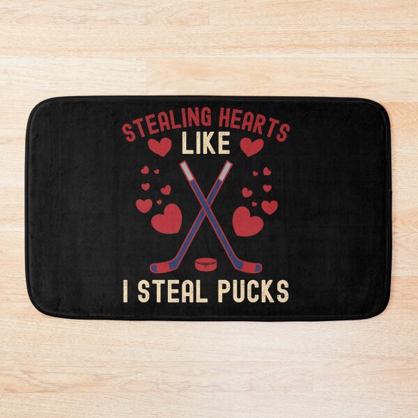 Item preview, Stealing Hearts Like I Steal Pucks Funny Ice Hockey Valentines Day designed and sold by Kaladzishop.